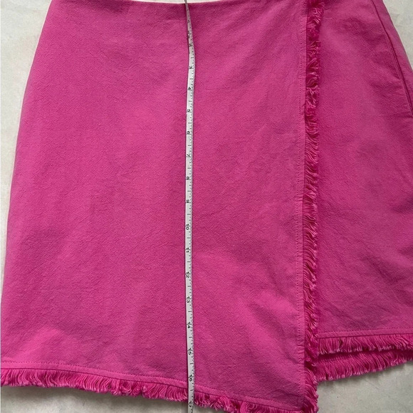 Strut & Bolt Faux Wrap Neon Pink Skirt Mini Women Size Medium NWT - Picture 5 of 9